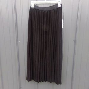 A New Day High-Rise Pleated A-Line Midi Skirt - image 1